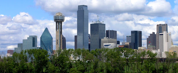 The Skyline of the Great City of Dallas, Texas